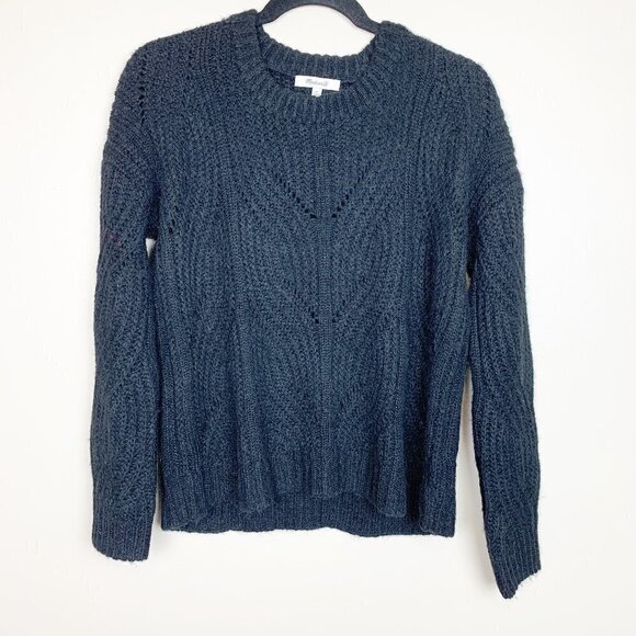 Madewell Charley Pullover Black Sweater - Size XS - Picture 1 of 8